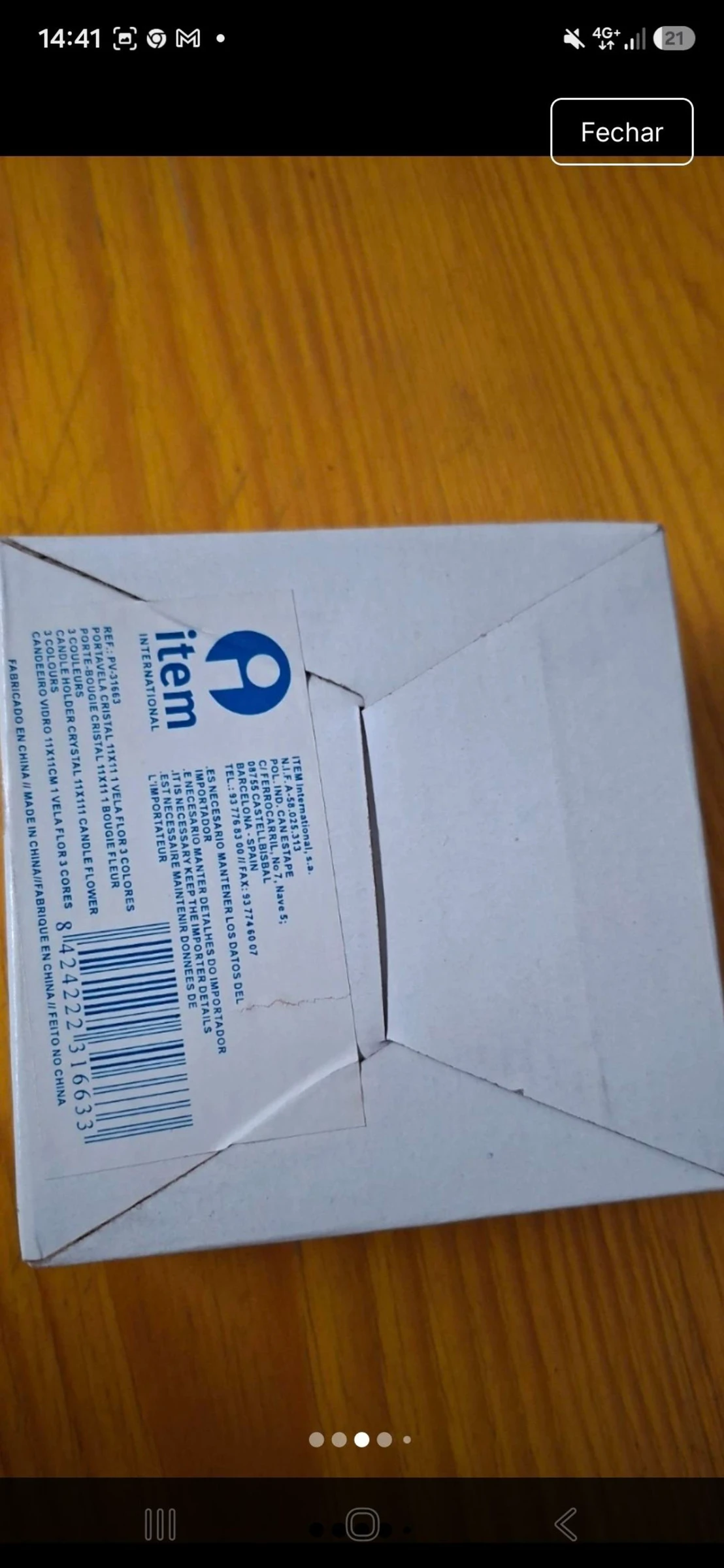 Bougie avec support marque Article neuf – photo 3